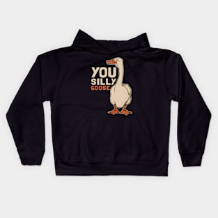 Vintage Funny Goose Kids Hoodie